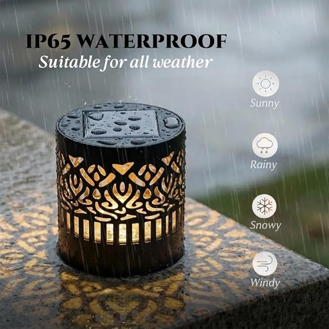Solar-powered Outdoor Wall Light Projector