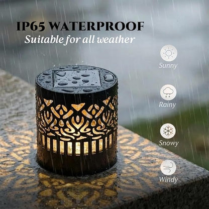 Solar-powered Outdoor Wall Light Projector